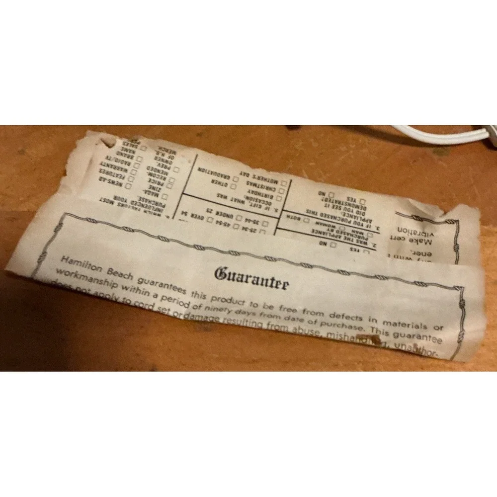 Vintage Hamilton Beach 2 speed Electric Scissors‎ Model 348 Sewing, Tested